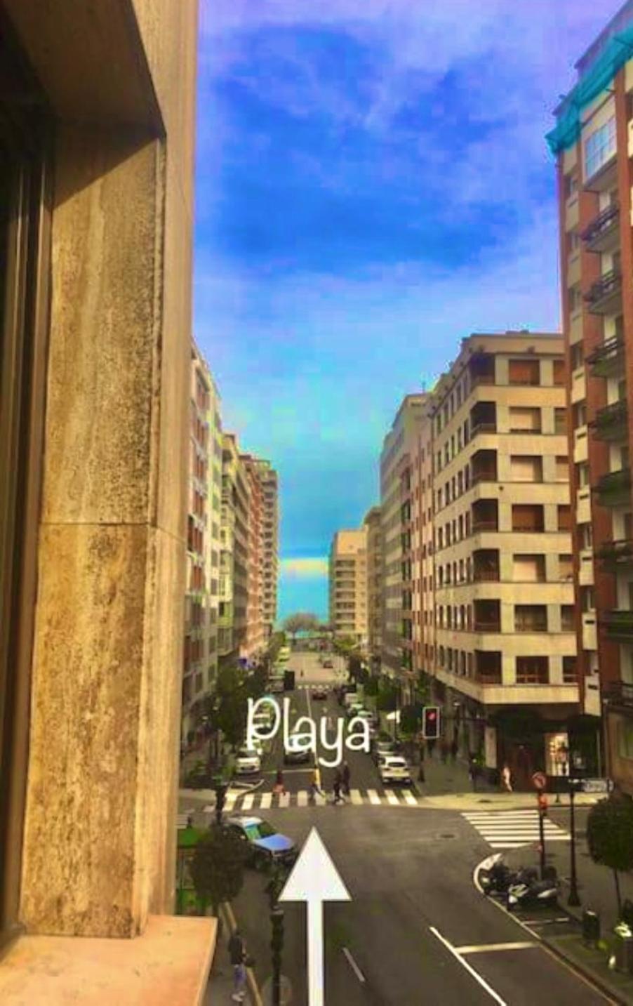 Rocamar Centro Playa San Lorenzo - Parking Gratuito خيخون المظهر الخارجي الصورة